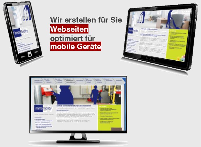 ICS Webdesign optimiert f&uuml;r mobile Ger&auml;te